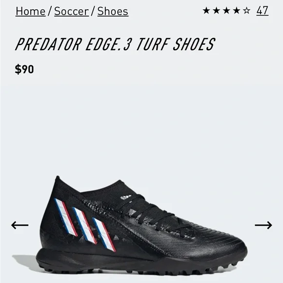 Adidas Predator Edge 3 size M 8.5 or W 9.5 - Picture 5 of 5